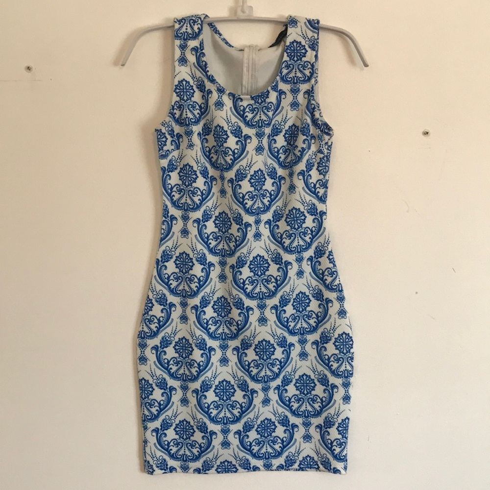 Fired Damask Sleeveless Dress